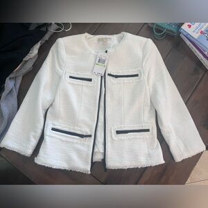 Michael Kors Cotton Tweed Blazer